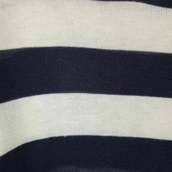 ZARA knit striped sweater with red cuffs and hem - Picture 4 of 7
